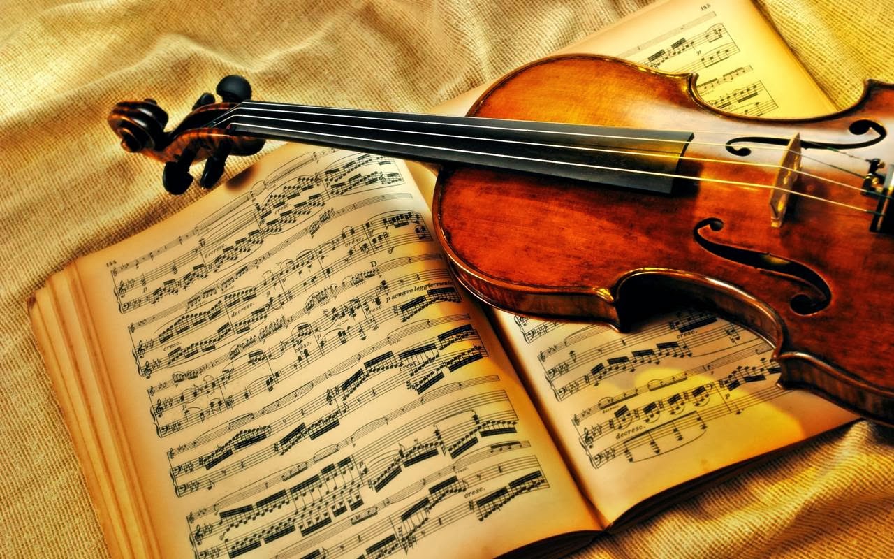 Violin Wallpaper With Music Notes In HD Fever