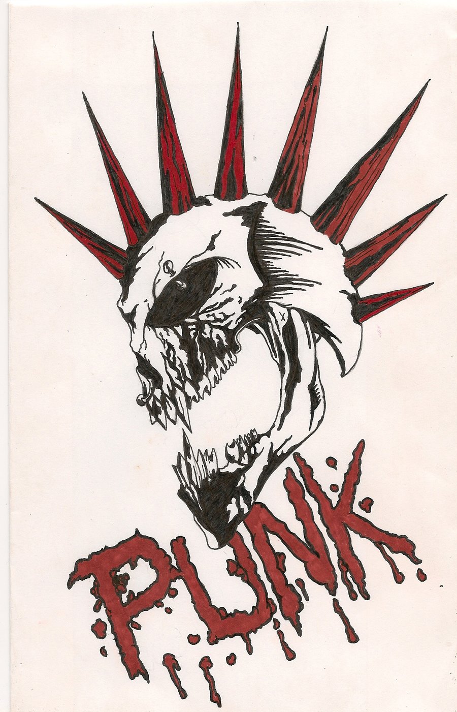 Punk Skull By Krautbuster
