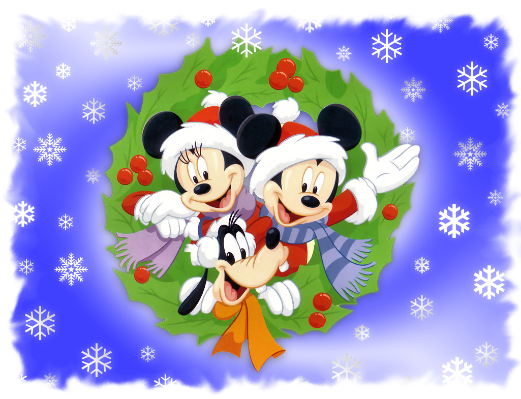 Mickey Mouse Christmas Photo