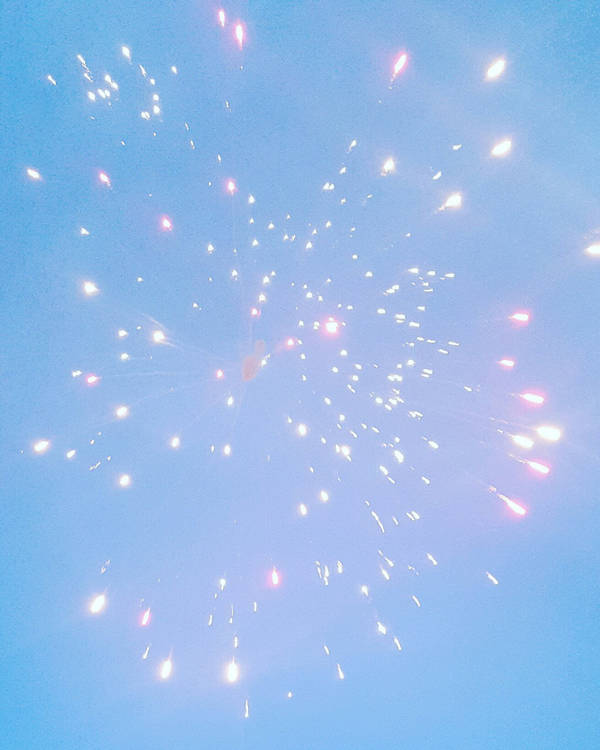 Whatever Simple Blue Aesthetic Wallpaper
