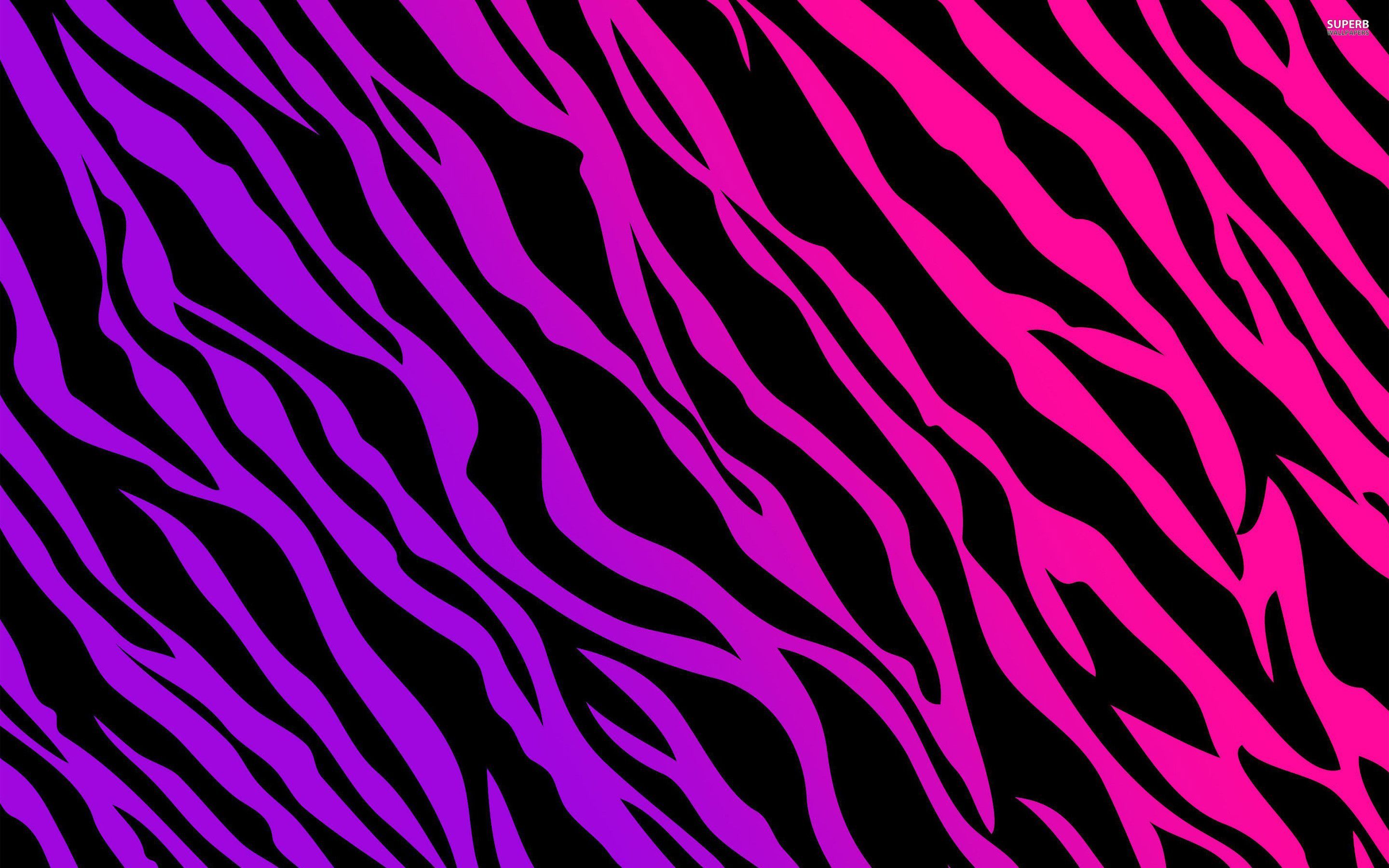 Hot Pink Zebra Wallpaper On