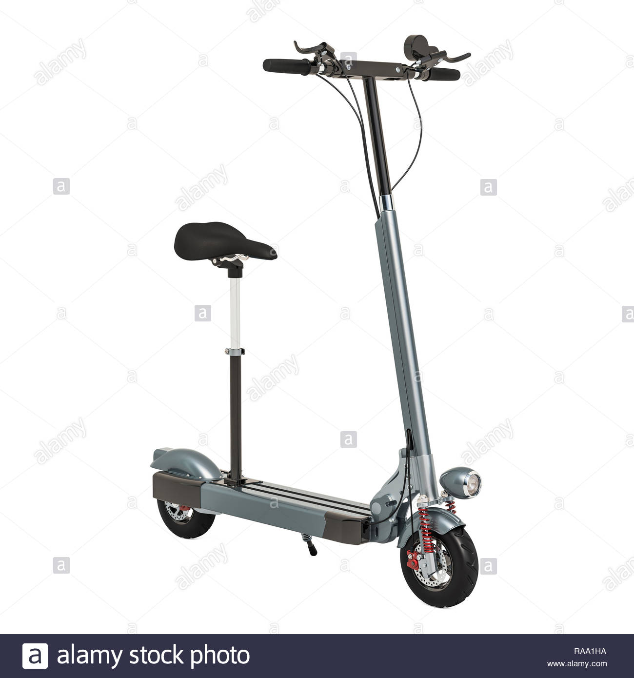 Motorized Scooter Electric Rechargeable 3d Rendering