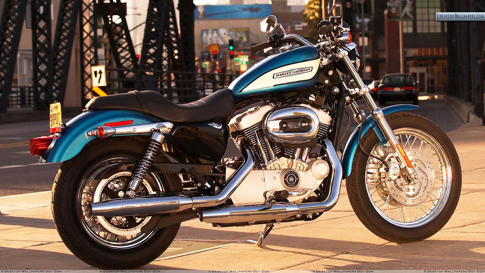 2007 Harley Davidson XL1200R Sportster Wallpaper