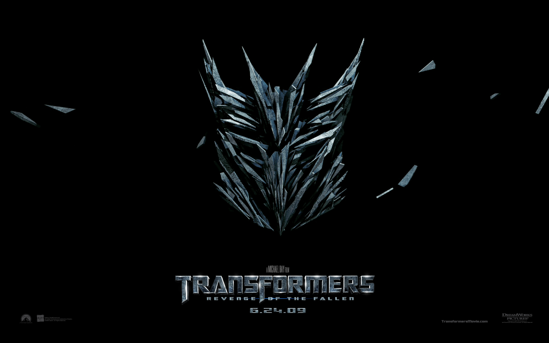 Transformers Logo Black Wallpaper HD