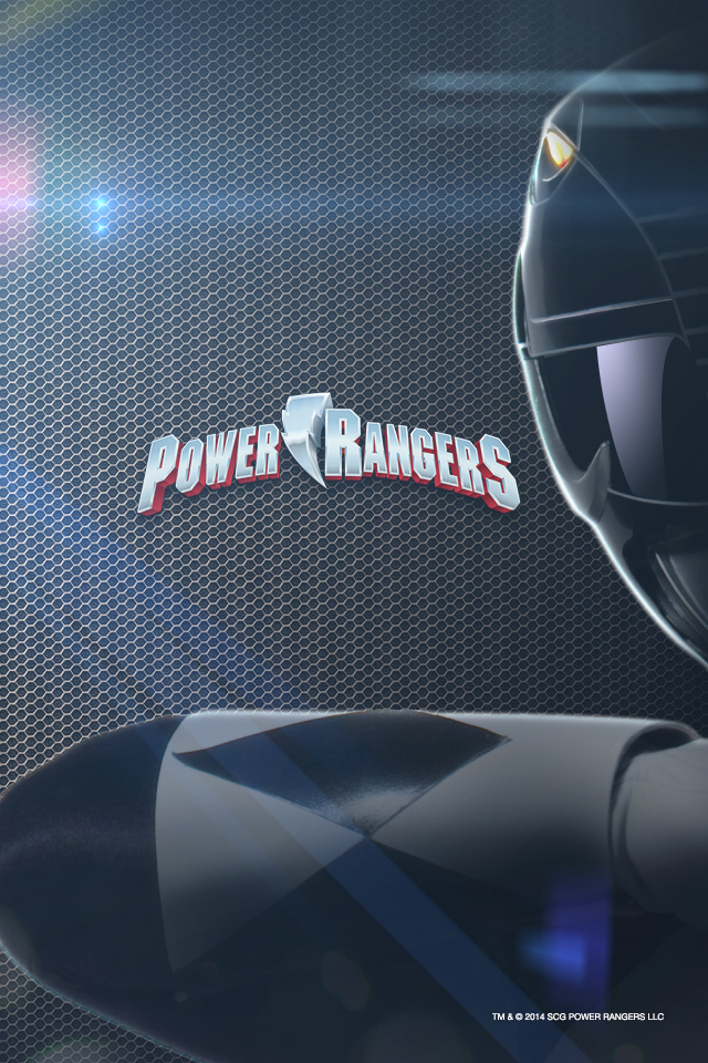 Power Rangers Wallpaper Mighty Megaforce Black Fun iPhone