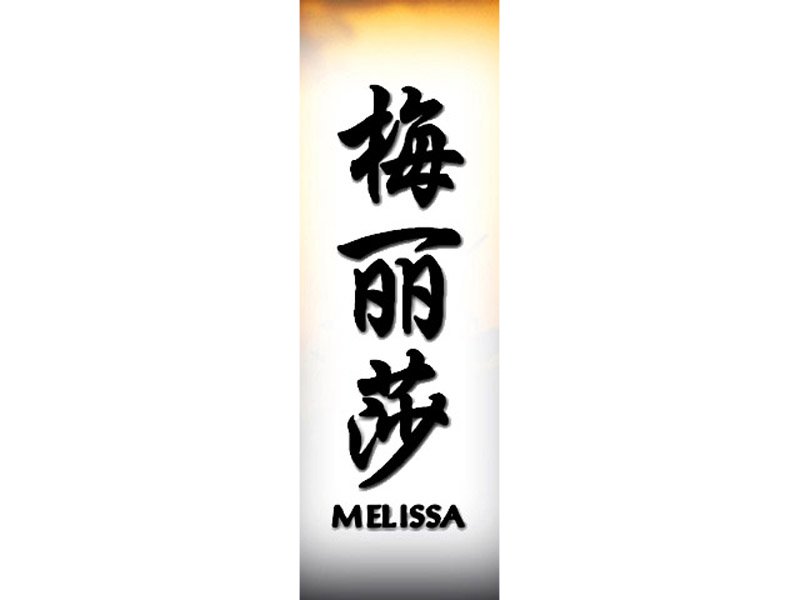Names Tattoo Artistic Writing Melissa High Quality Background