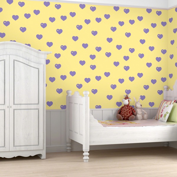 Colorful Patterned Wallpaper For Kids Rooms By Allison Krongard