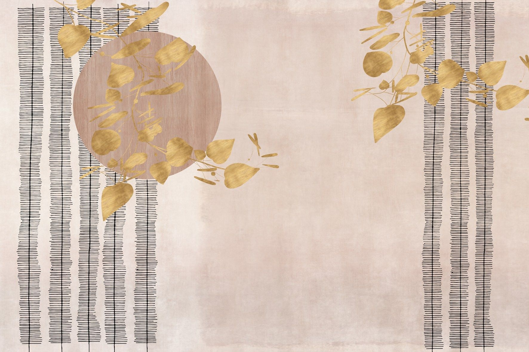 Wallpaper With Floral Pattern Arp Ge Fusuma Collection By Glamora