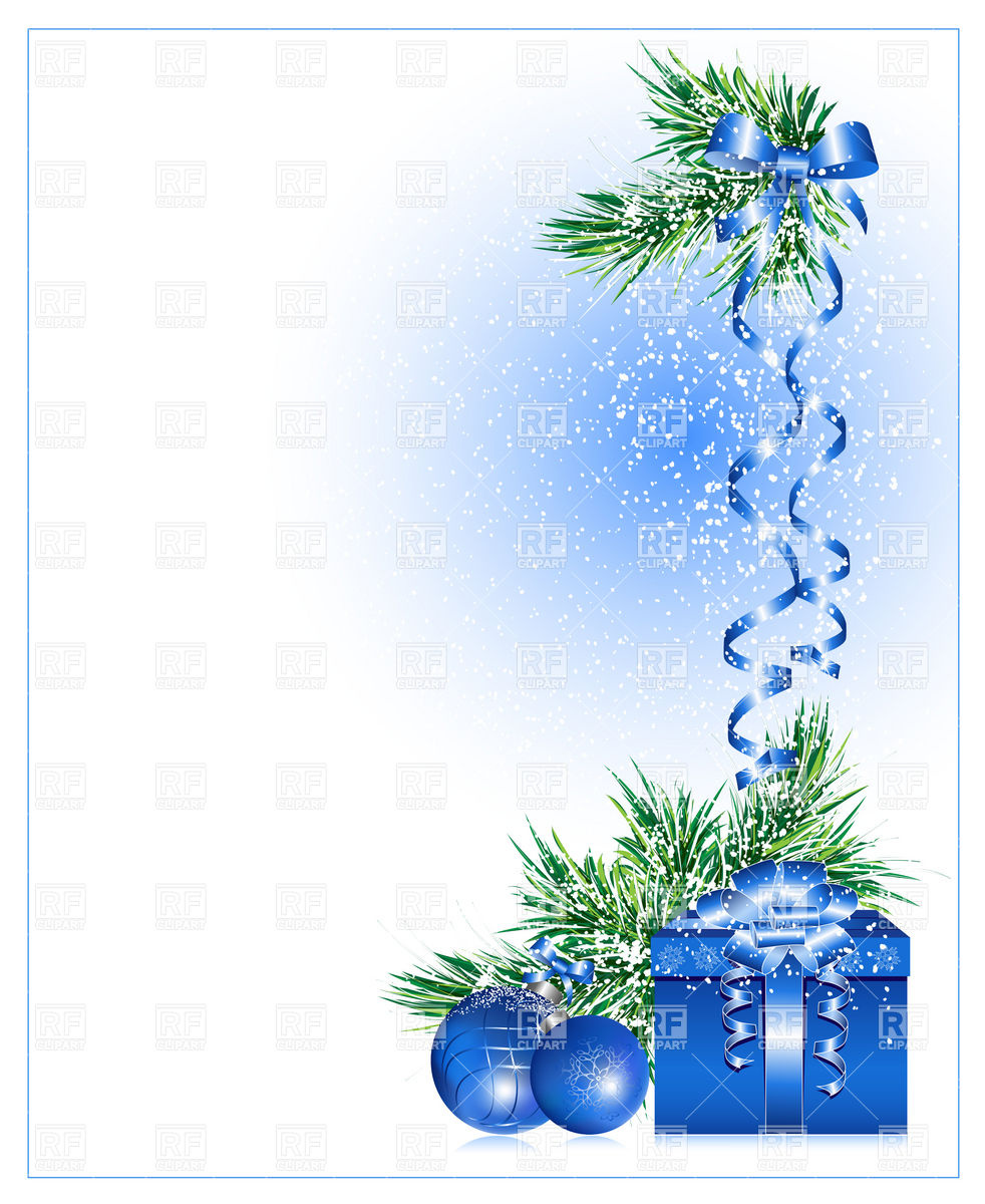 Christmas Background With Gift Box Vector Image Of Background