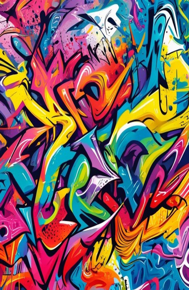 Abstract Graffiti Wallpaper