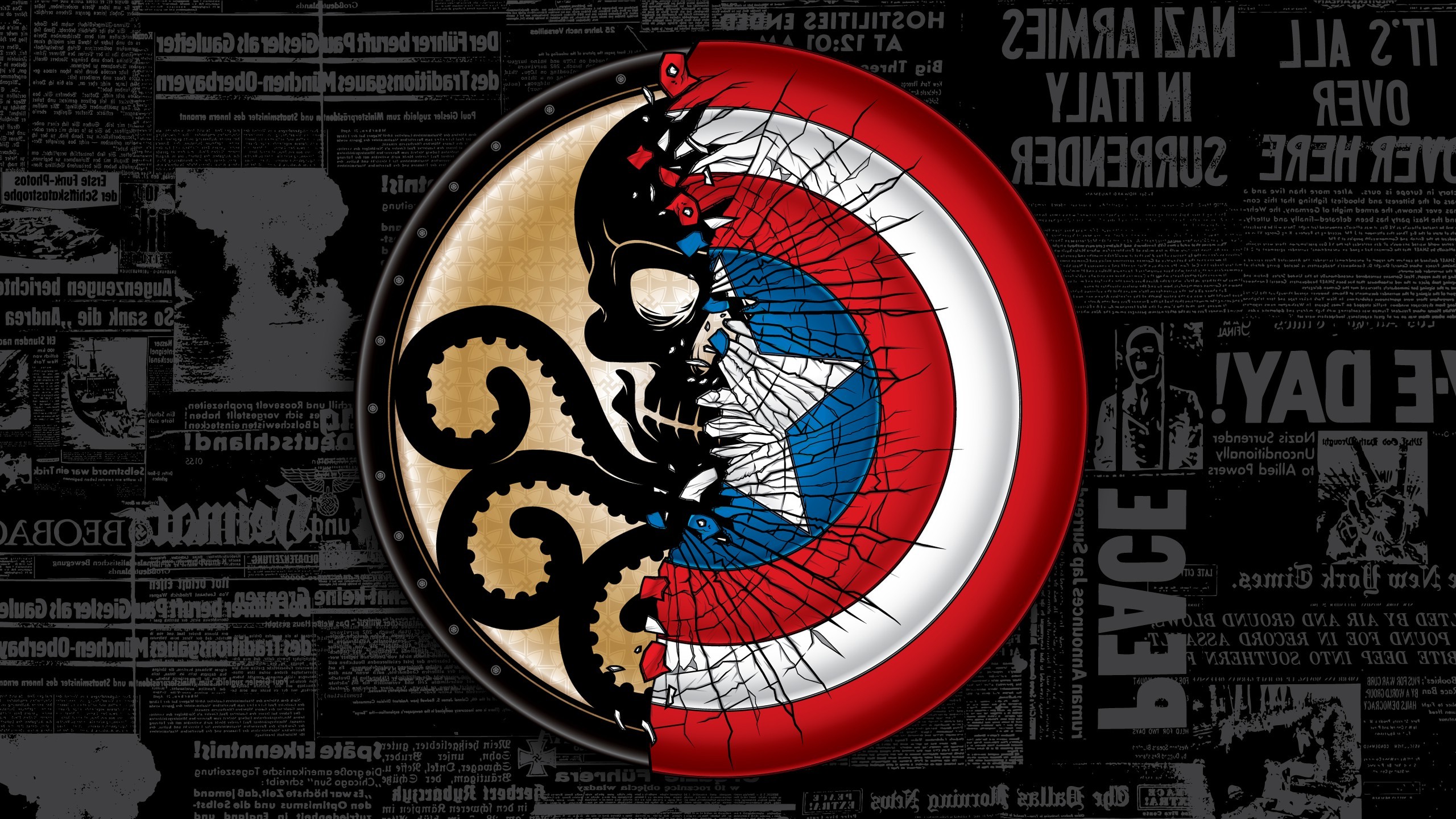 The Avengers Captain America Winter Soldier Typography