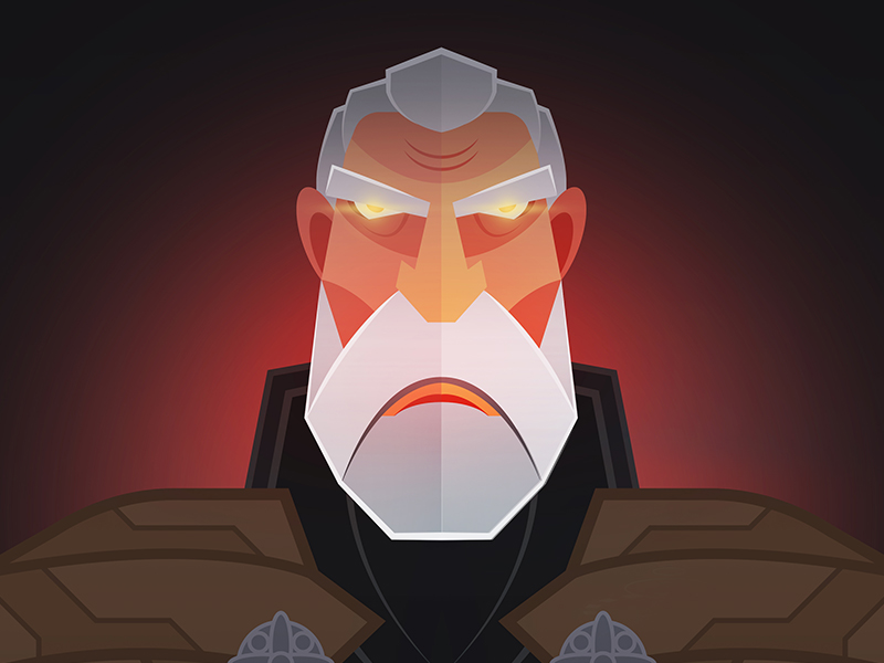 Count Dooku by InkTheory on