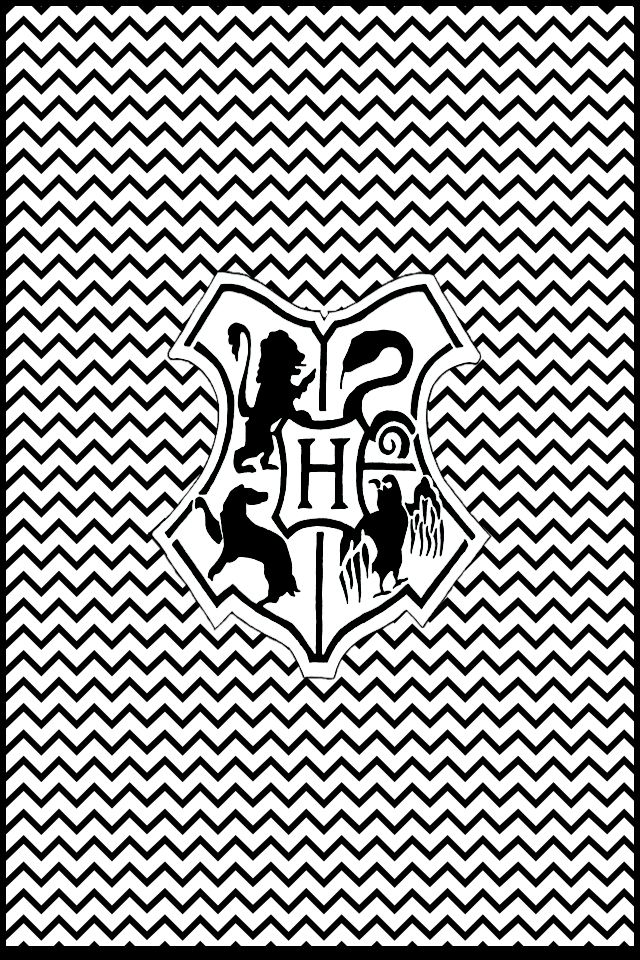 Hogwarts Inverted Chevron iPhone 4 and iPhone 4s wallpaper Made with