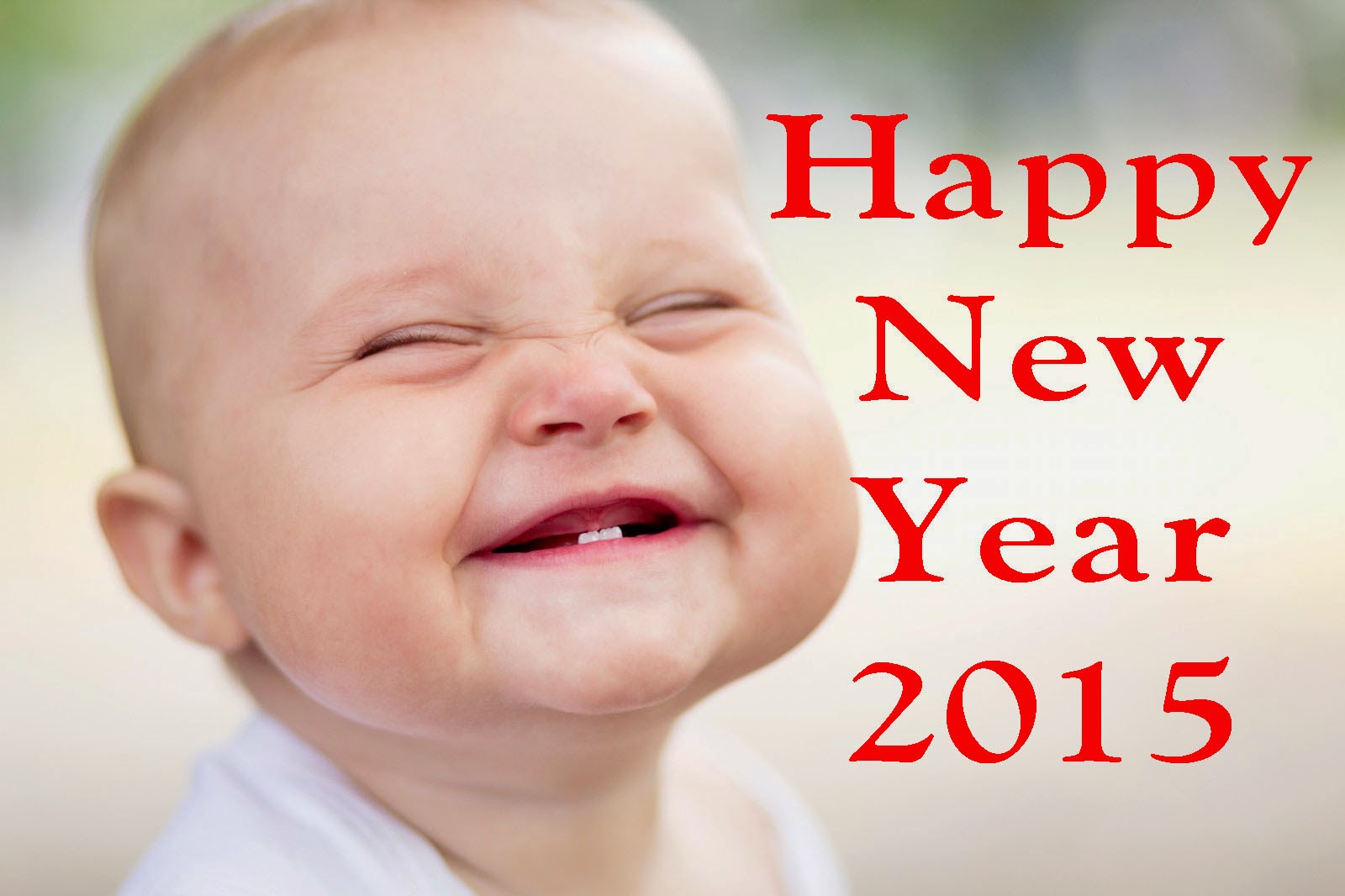 Smiling Cute Babies HD Wallpaper Of New Year Happy