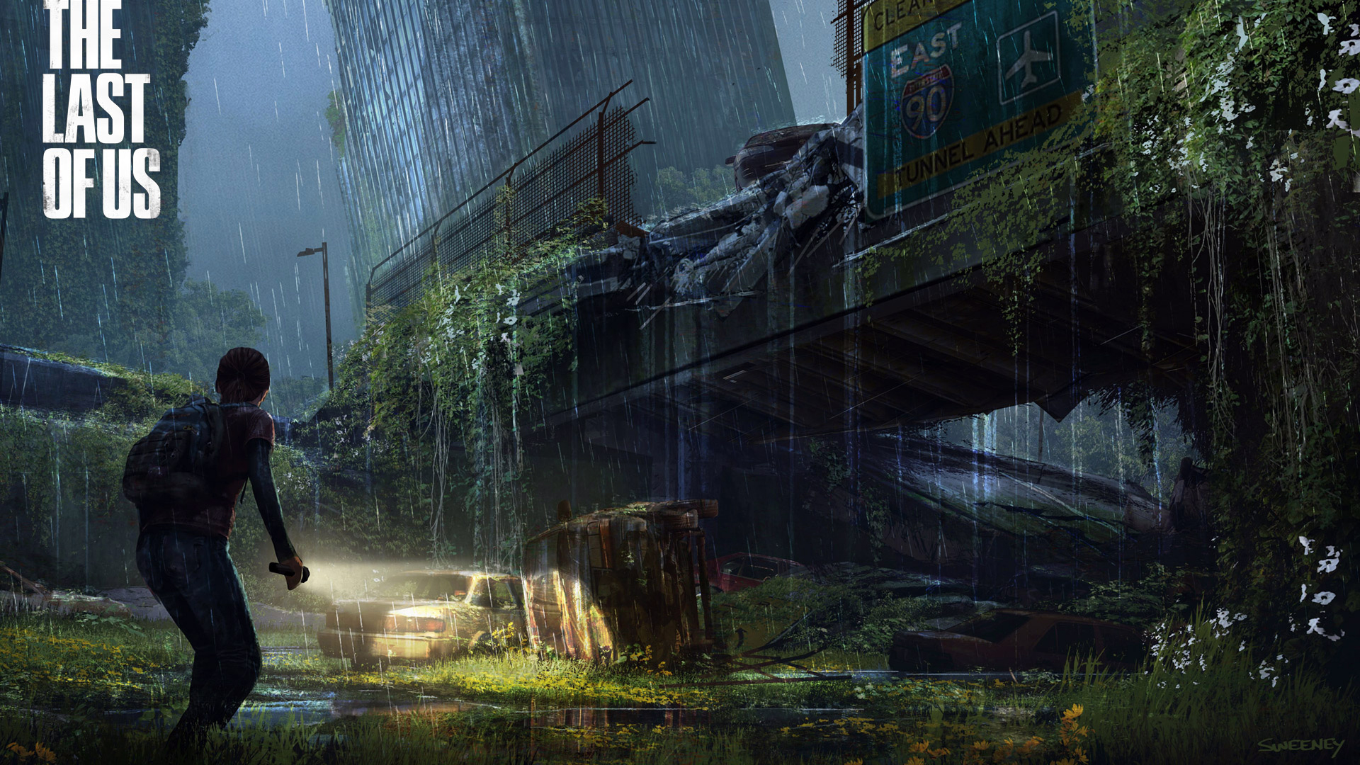 The Last of Us Art Raining HD Wallpaper