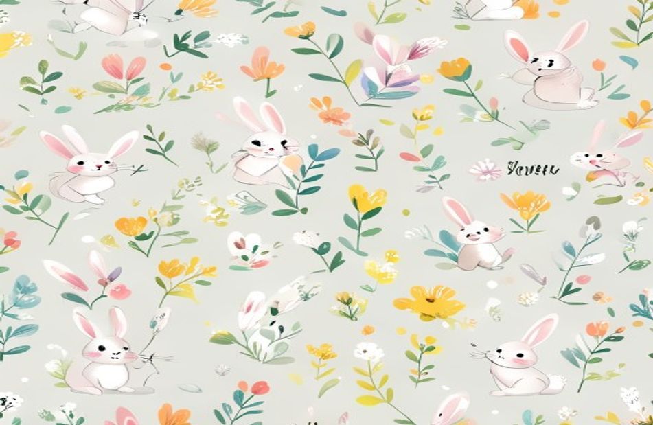 Cute Bunnies Wallpaper