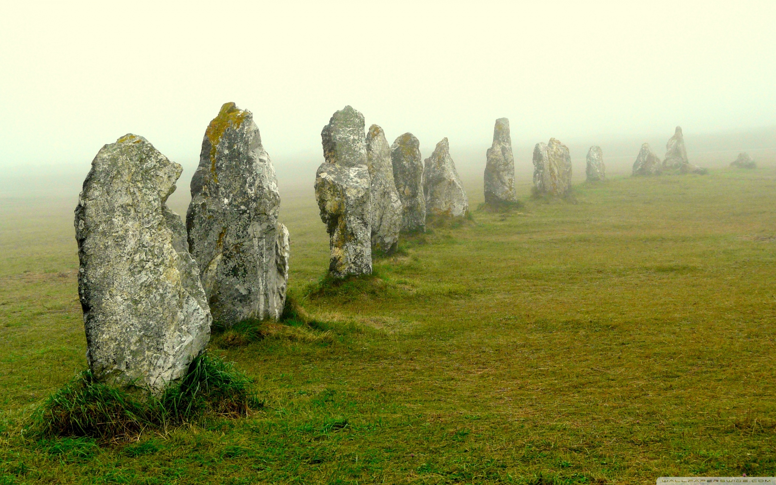Megalithic Stones Of Lagatjar France UltraHD Wallpaper