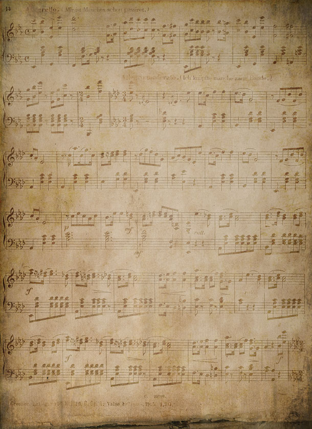 Vintage Music Paper