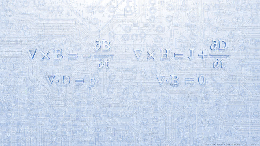Customization Wallpaper Maxwell S Equations By Artist Movabletype