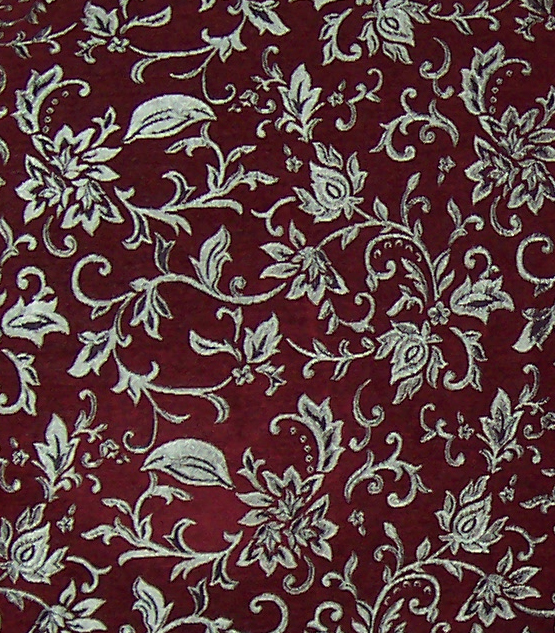 Red And Silver Brocade By Sisters Stock