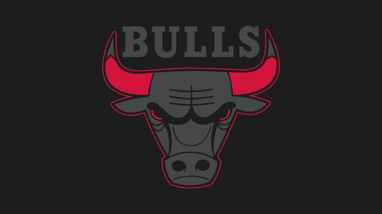 Chicago Bulls Logo Black HD Desktop Wallpaper Background