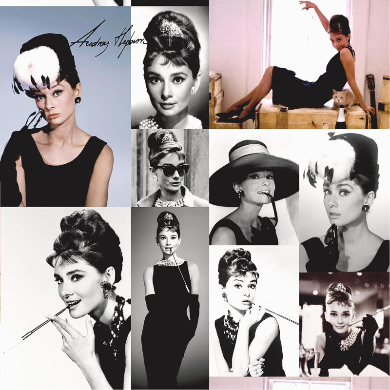 Statement Hepburn Smokey Pink Blue Photo Realistic Wallpaper