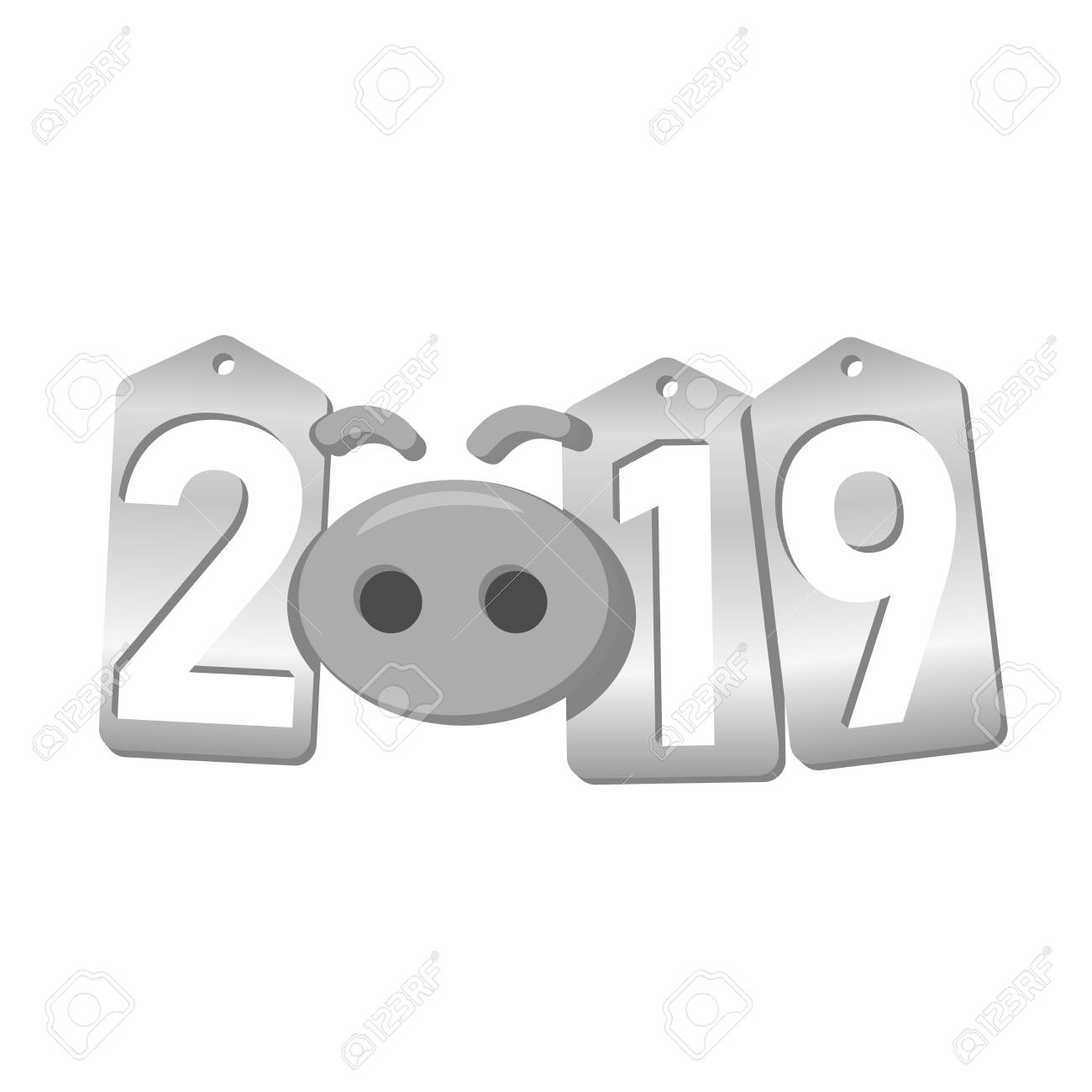free-download-happy-new-year-background-pig-nose-silver-sale-tags-2019