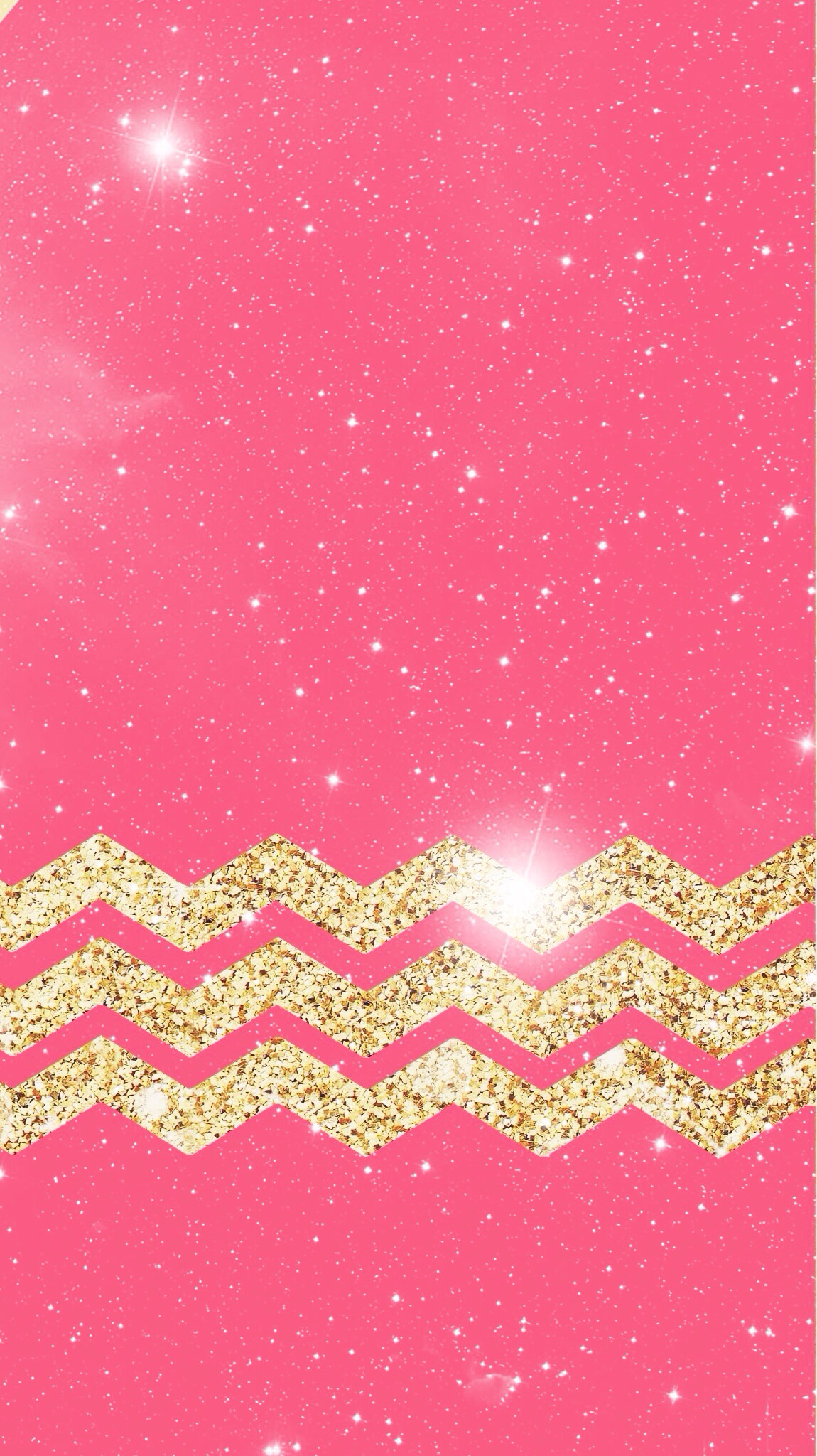 Gold Glitter Chevron iPhone Wallpaper Infinity