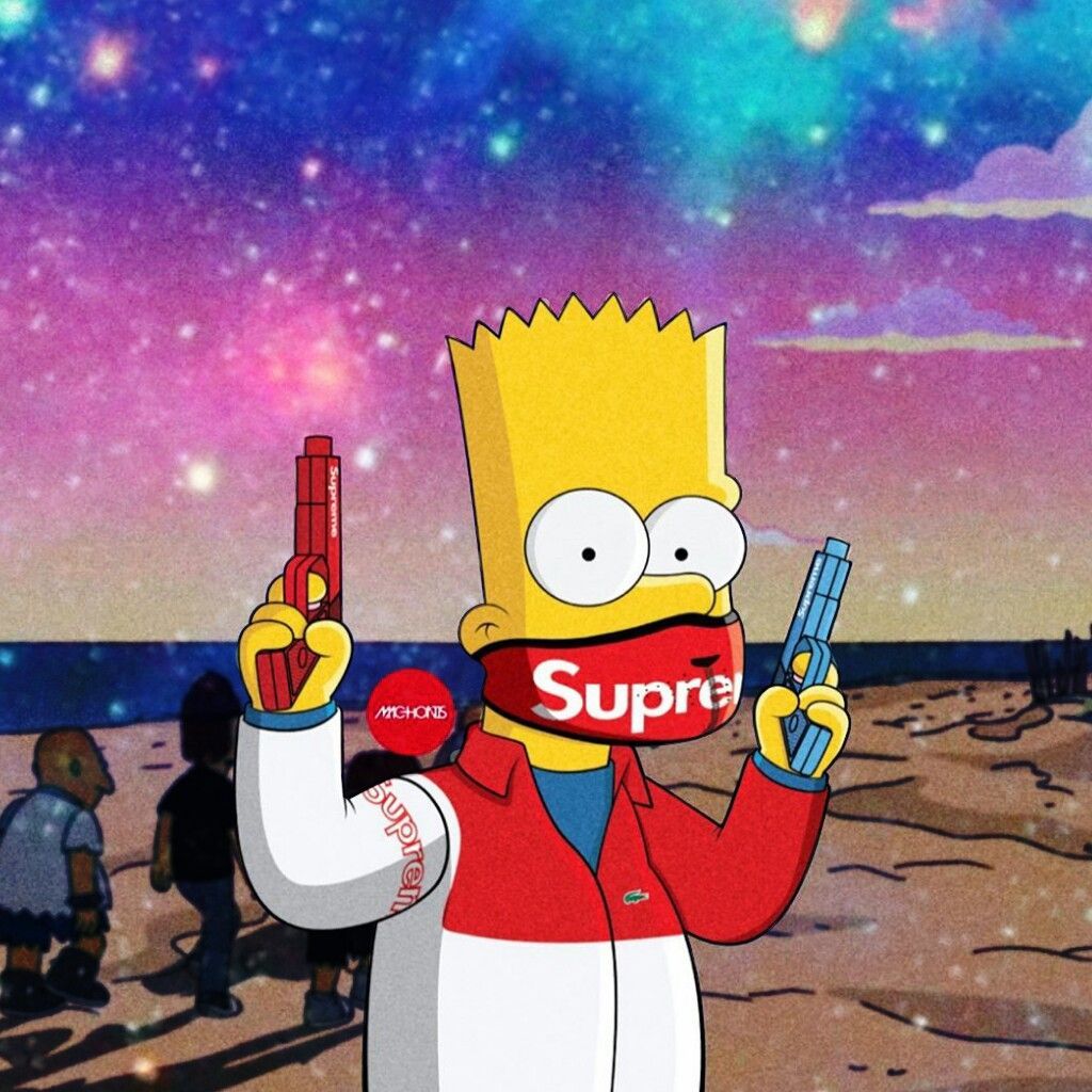 Bart Simpson Weed Wallpaper On