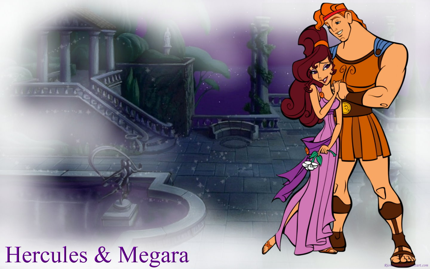Hercules Image And Megara HD Wallpaper