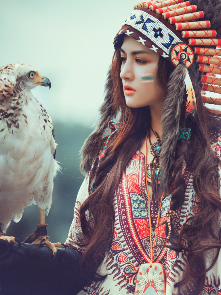 Cs555l9 Native American Girl Wallpaper Px Picserio