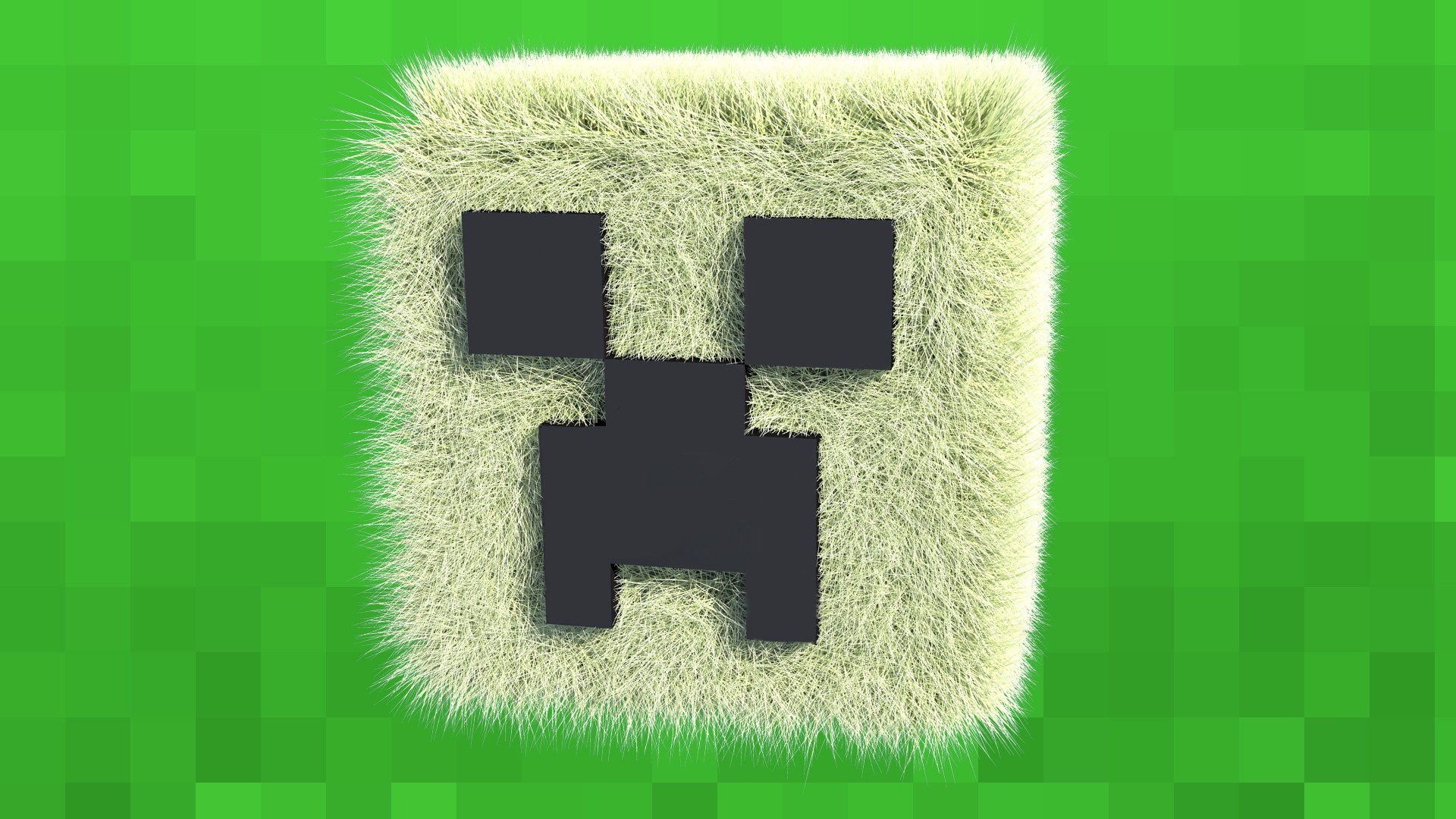 Cool Minecraft Creeper 3d Wallpaper HD