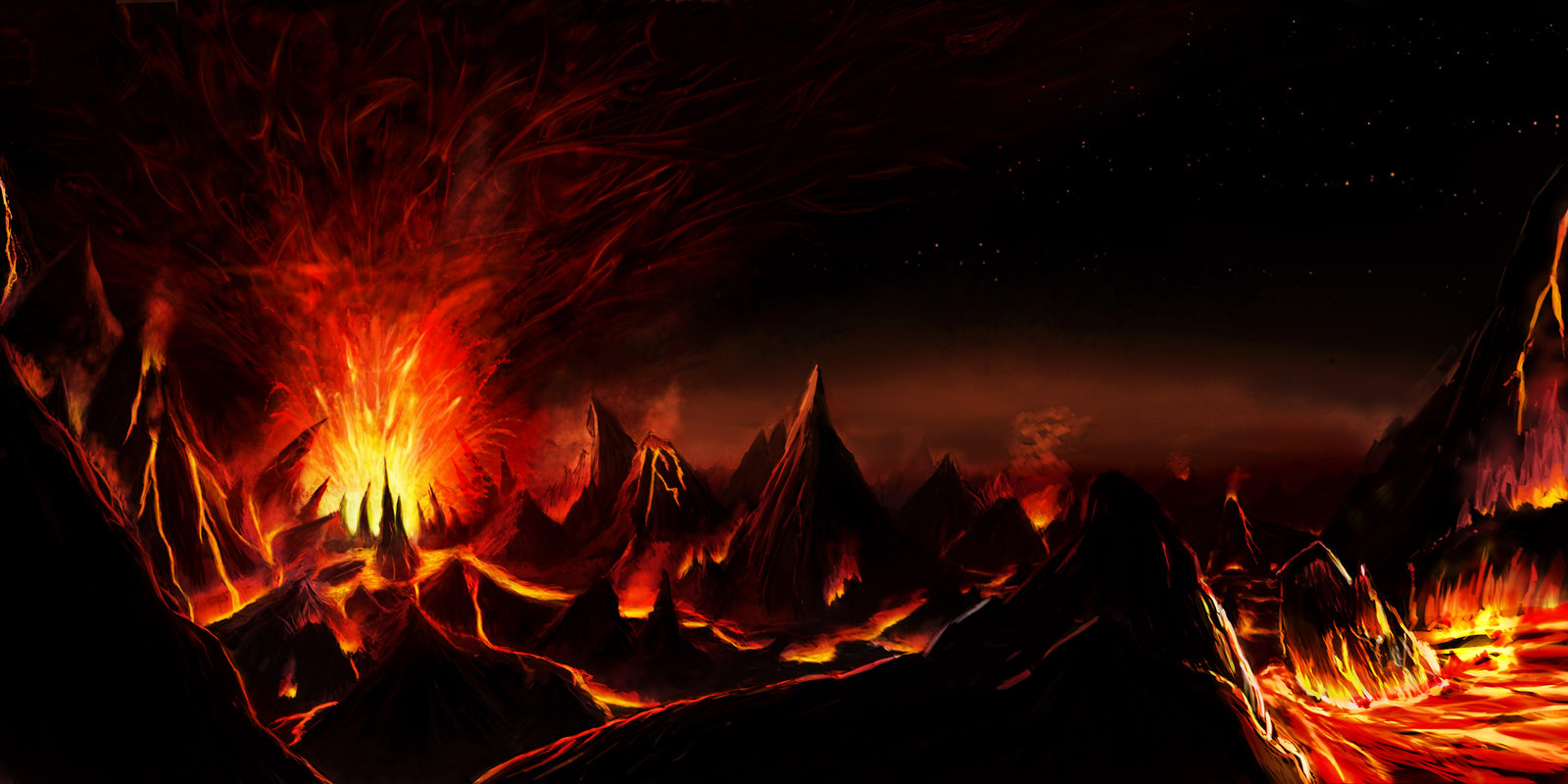 Hell Surfacing Background By Firebornform