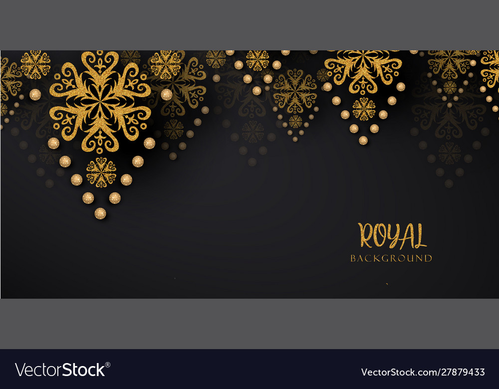 Luxury royal golden backgrounds Royalty Free Vector Image