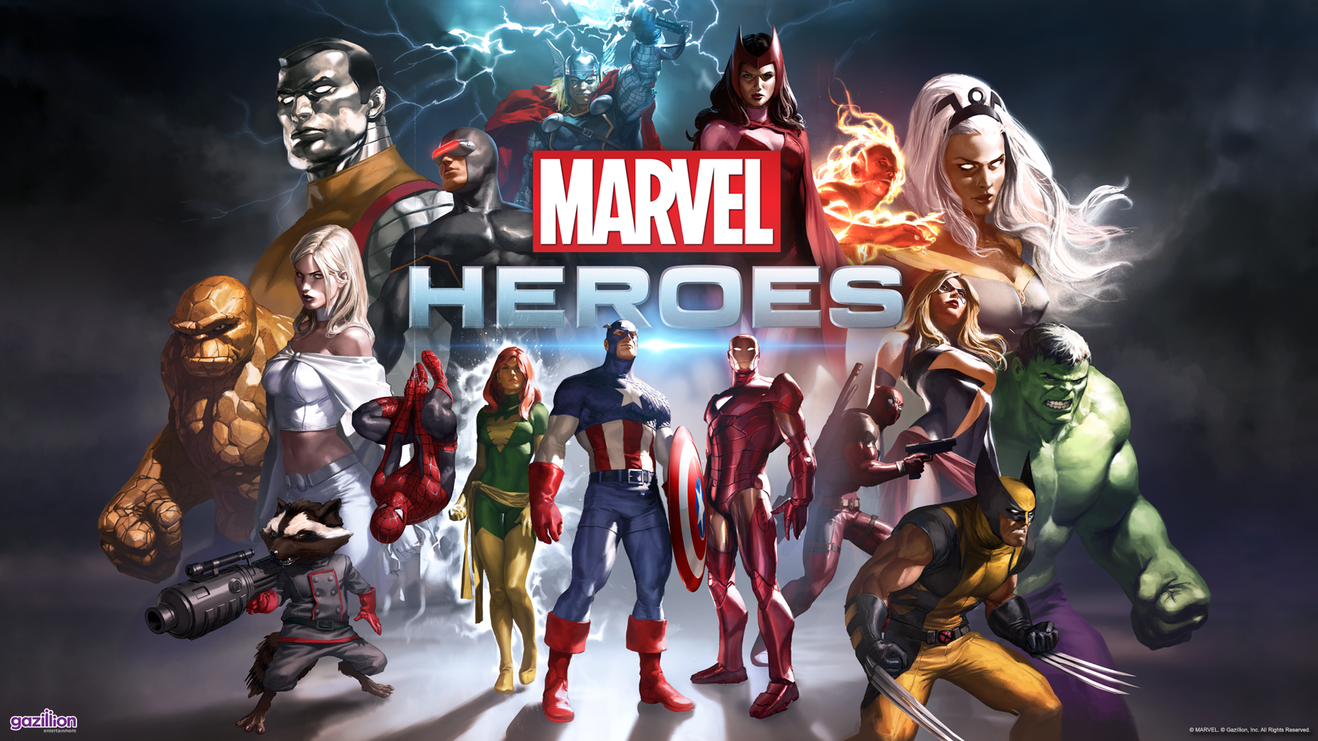 Epic Marvel Heroes Wallpaper Slotsmarvel