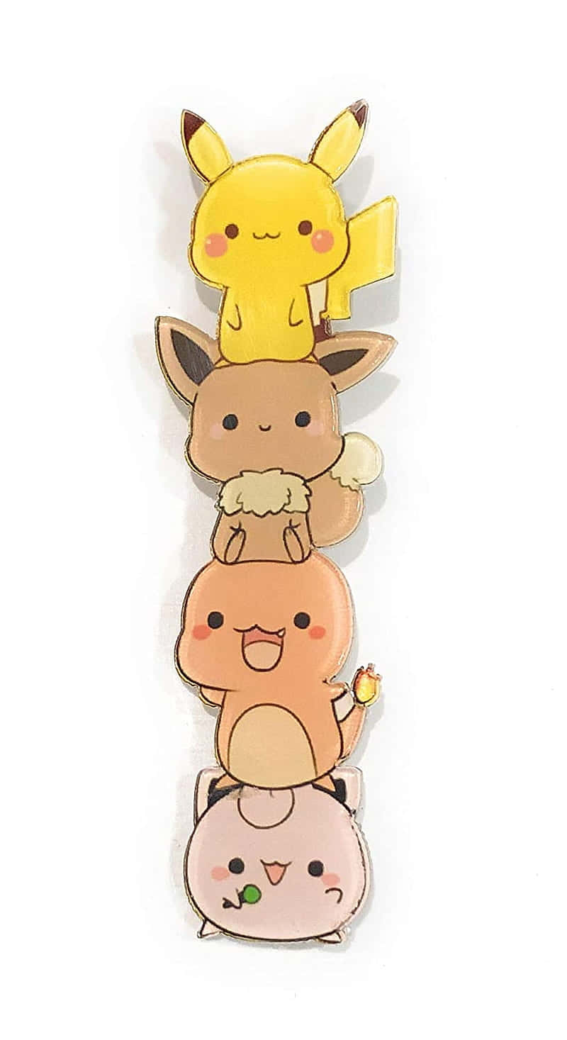 Cute Pikachu And Eevee Wallpaper
