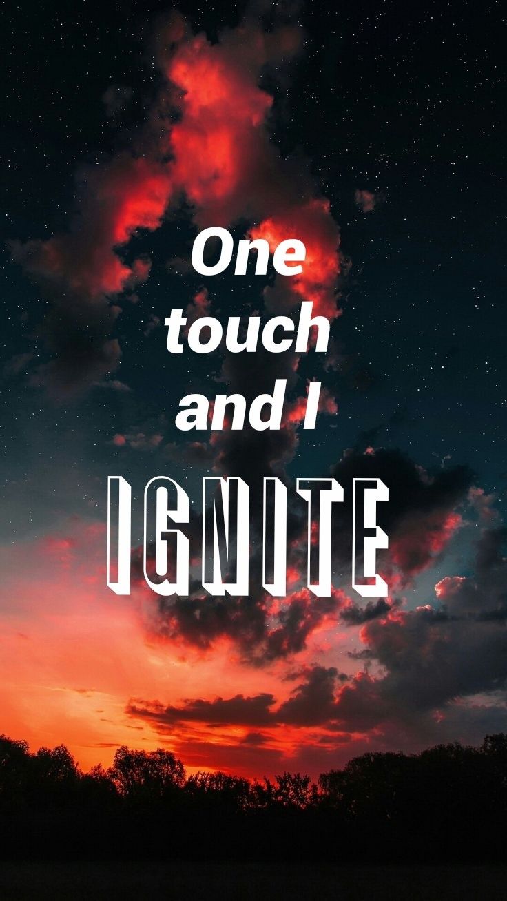 One Touch And I Ignite Wallpaper Alan Walker Song Lyrics