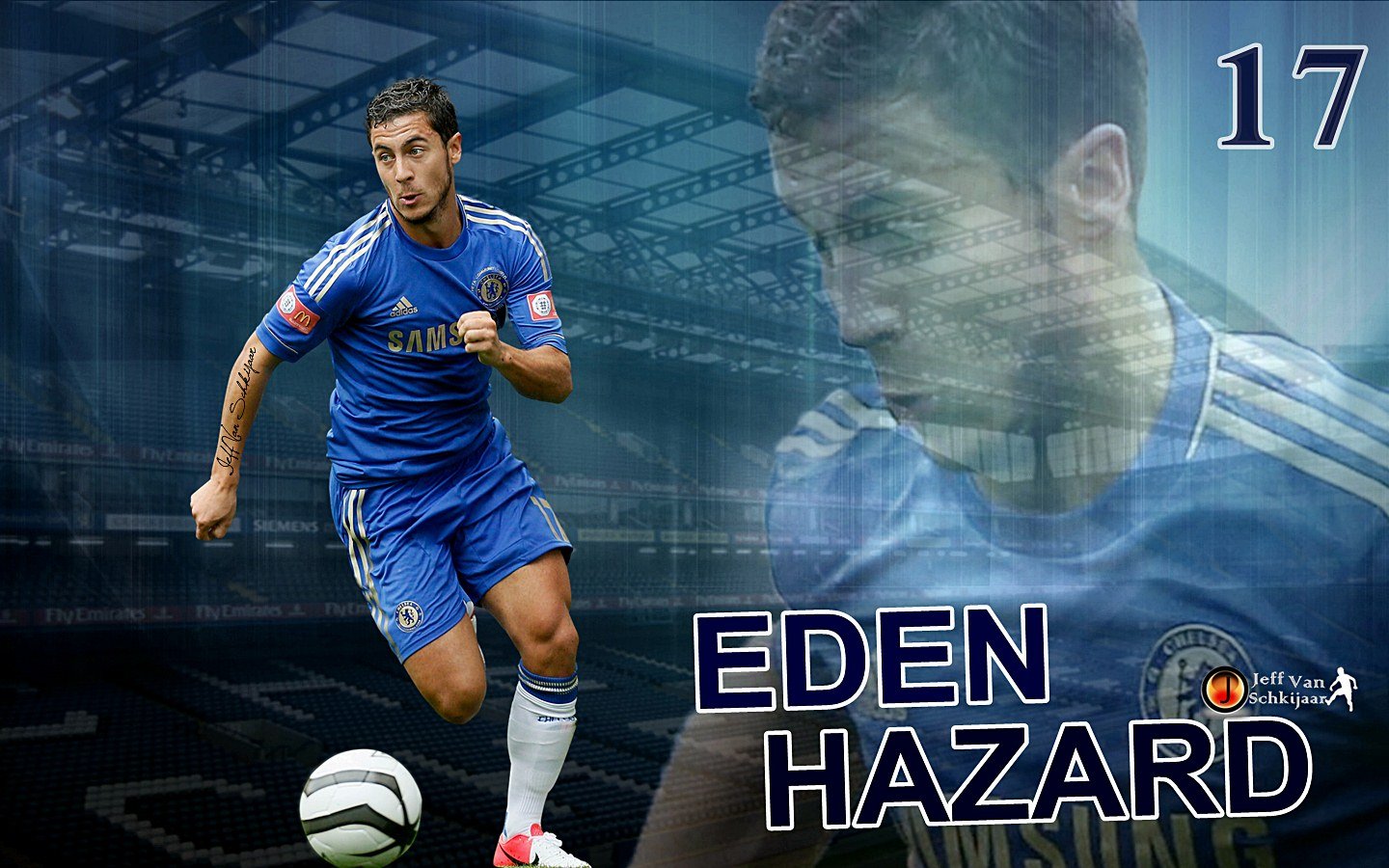 Eden Hazard New HD Wallpaper Football Stars World
