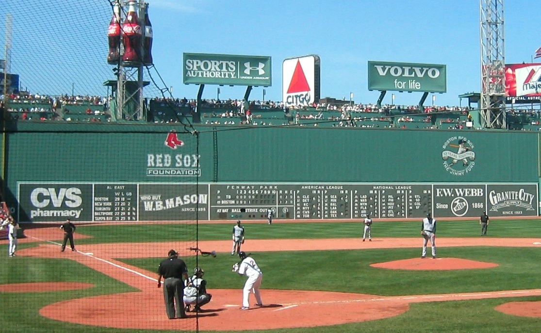 Fenway Park Green Monster With The