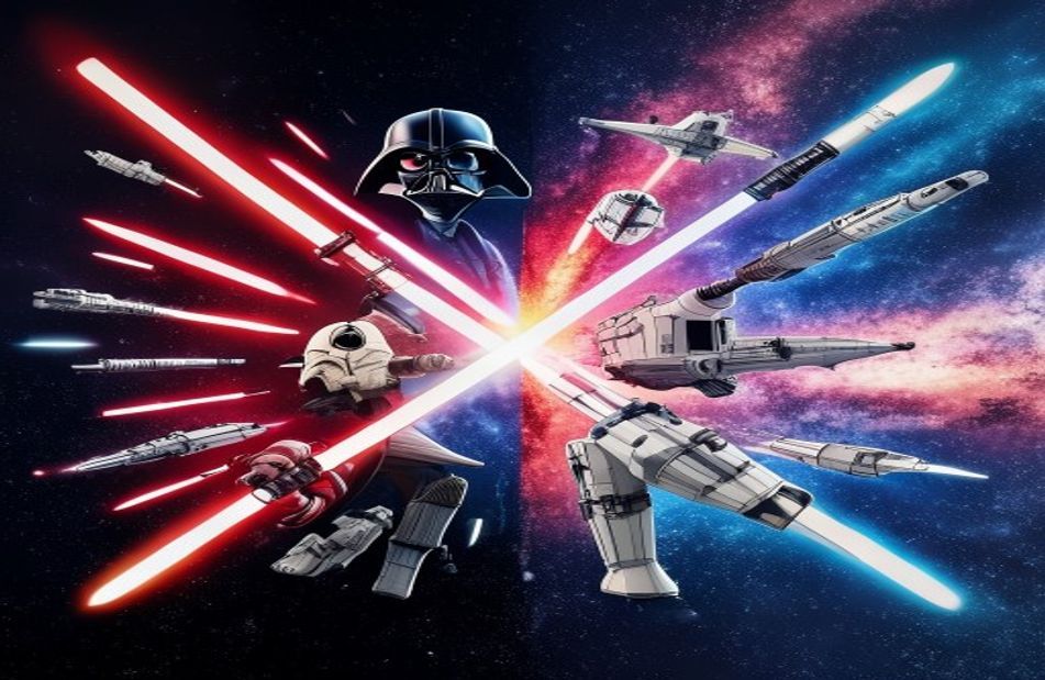 Dual Screen Wallpaper Star Wars