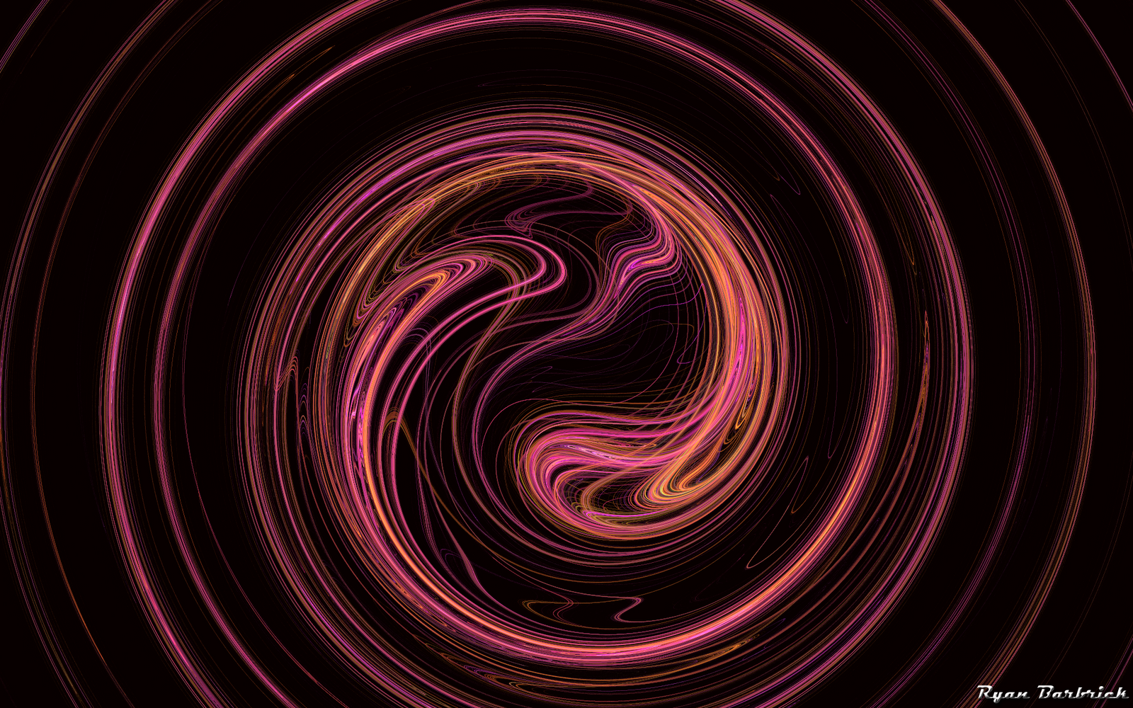 Pink And Black Swirls Background Swirl