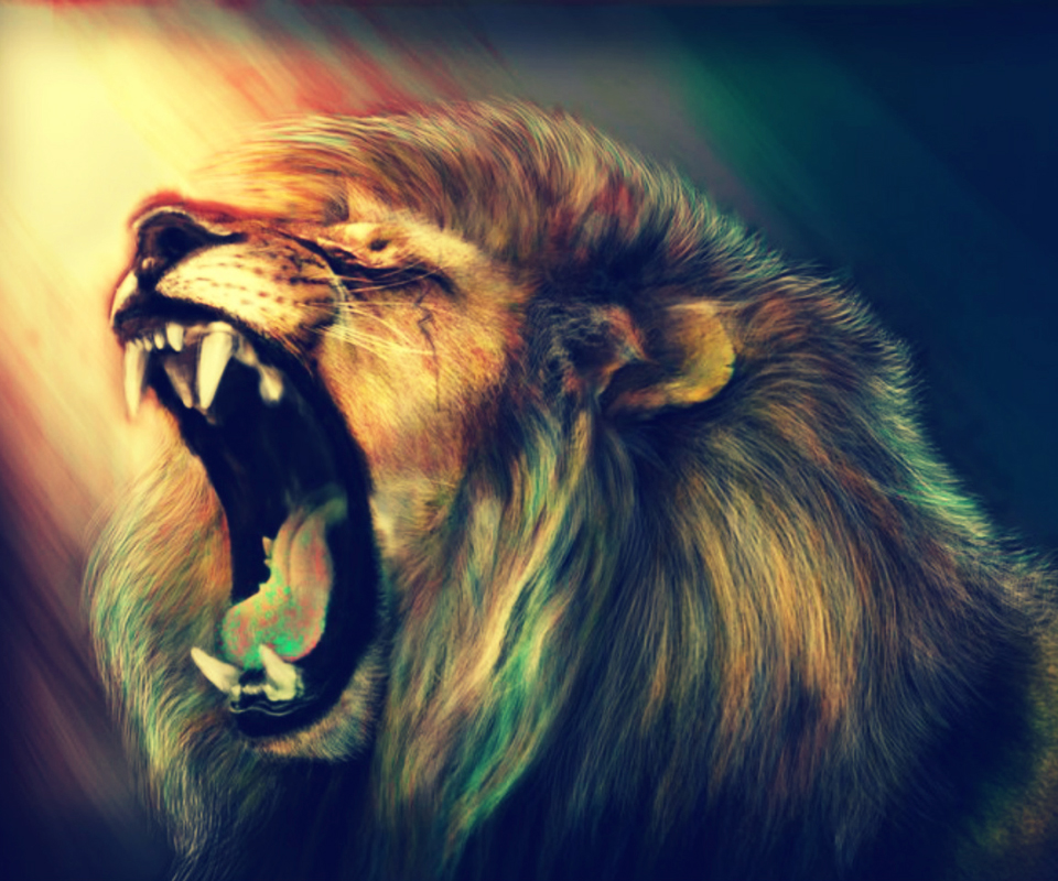 Lion Roar Galaxy S2 Wallpaper