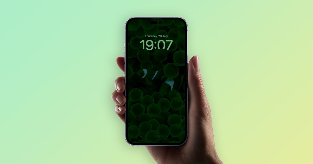 iOS 16 wallpapers ready for iPhone 14 Pro always on   9to5Mac