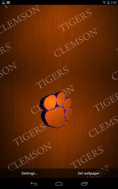 Clemson Tigers iPhone Wallpaper