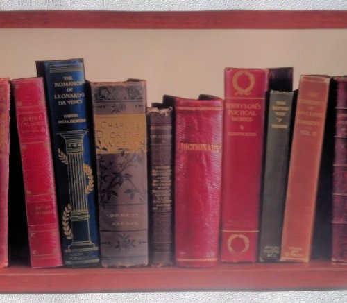 Library Books Wallpaper Border Home Wall Decors