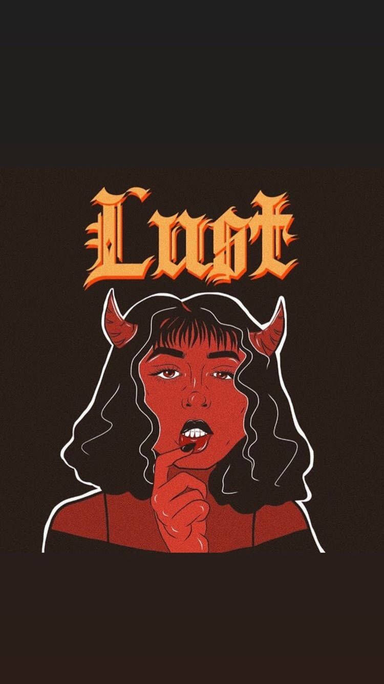 Lovely Devil Girl Wallpaper