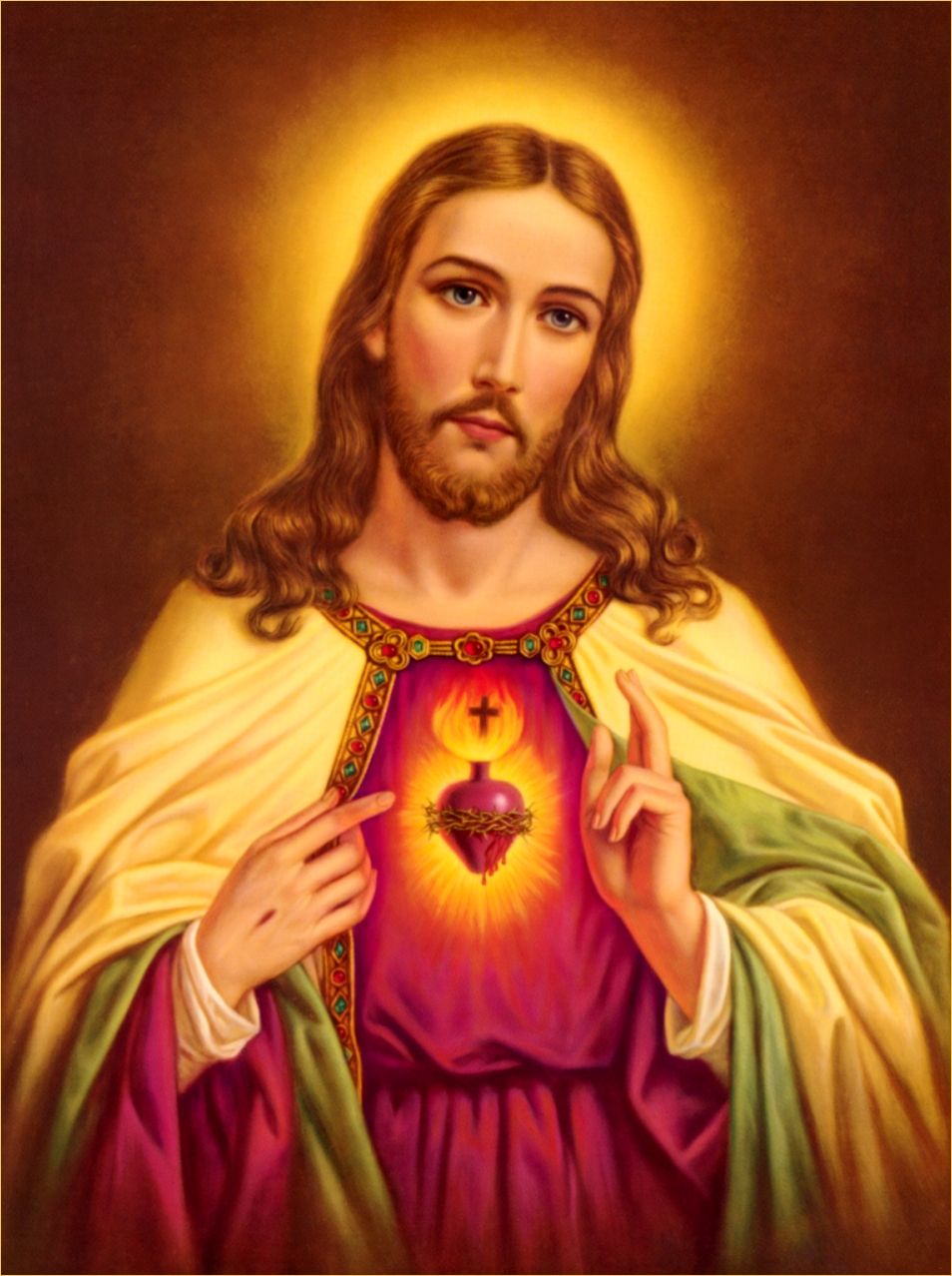 Pack 5 Hot 3D Huge Mural The Sacred Heart of Jesus Mercy Light and The  Bedroom Living Room Decorative Wallpaper A3 Size 12 in x 18 inch Paper  Print  Religious posters