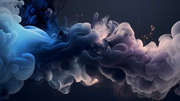 Colorful Smoke Background For Wallpaper