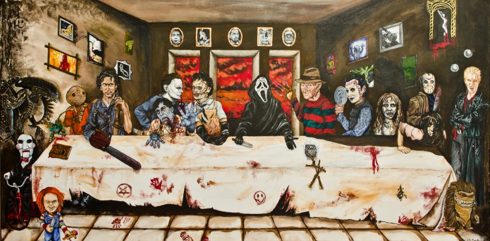 Horror Icons Last Supper By Mneferta
