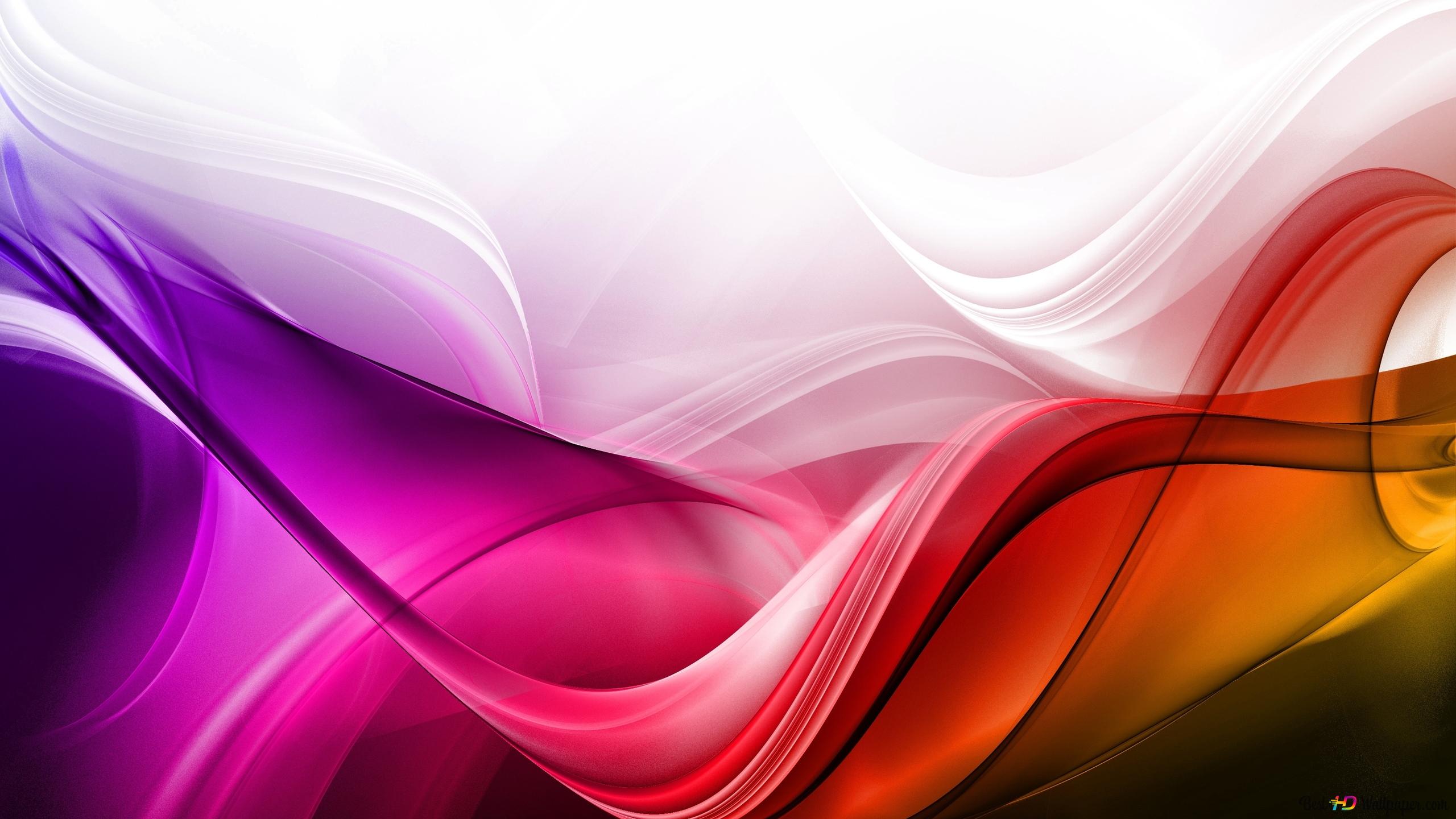 Colorful Smoke 2k Wallpaper